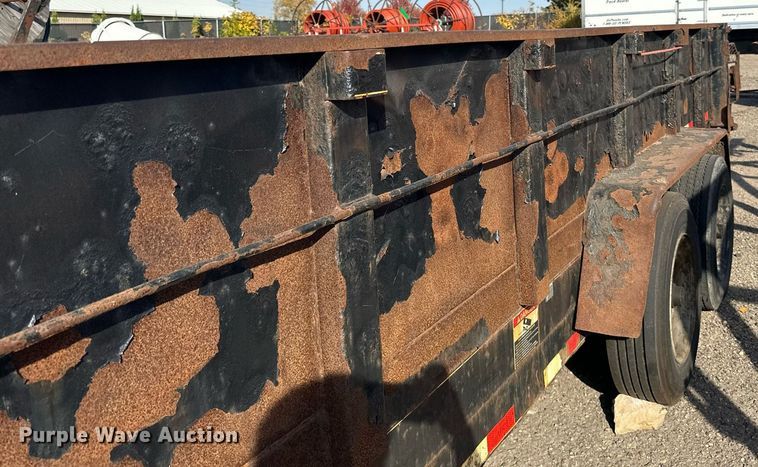 image for item EN2527 2015 DCT dump trailer