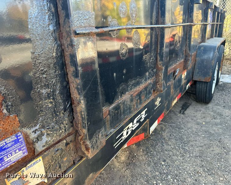 image for item EN2533 2016 DCT dump trailer