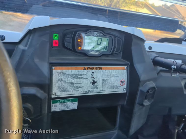 image for item EQ2357 2016 Yamaha Wolverine  utility vehicle