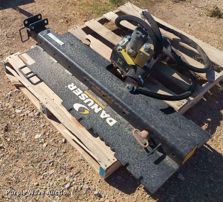 image for item EQ2407 Danuser T3 skid steer post driver