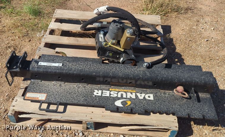 image for item EQ2407 Danuser T3 skid steer post driver