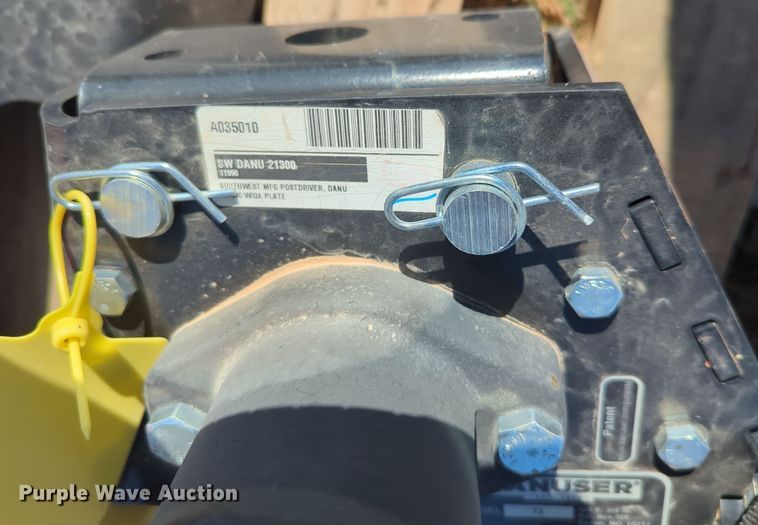 image for item EQ2407 Danuser T3 skid steer post driver