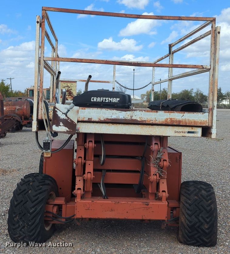 image for item EQ2428 1996 Snorkel SPL3284-4AG scissor lift