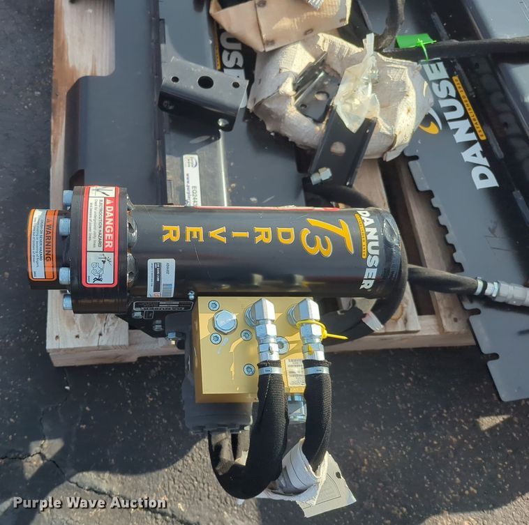 image for item EQ2443 Danuser T3 skid steer post driver