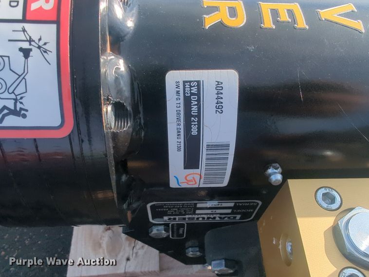 image for item EQ2443 Danuser T3 skid steer post driver