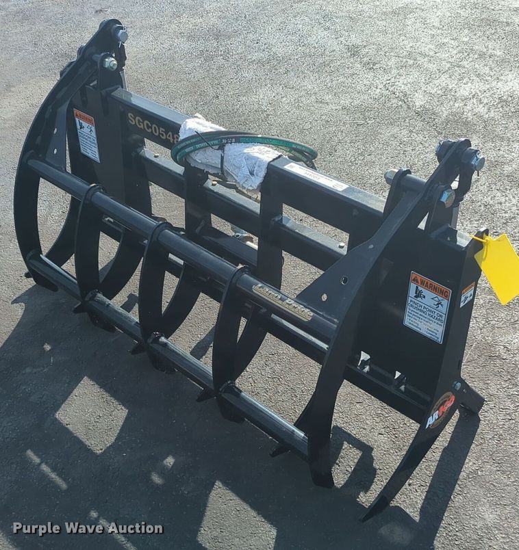 image for item EQ2444 2022 Land Pride LP SGC0548 skid steer grapple bucket
