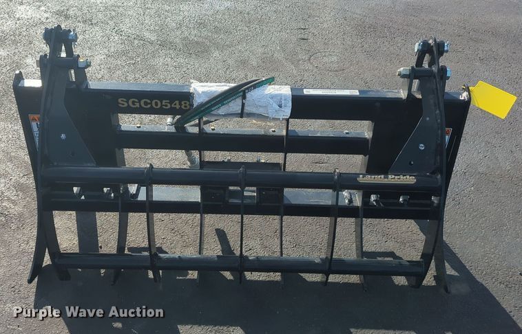 image for item EQ2444 2022 Land Pride LP SGC0548 skid steer grapple bucket