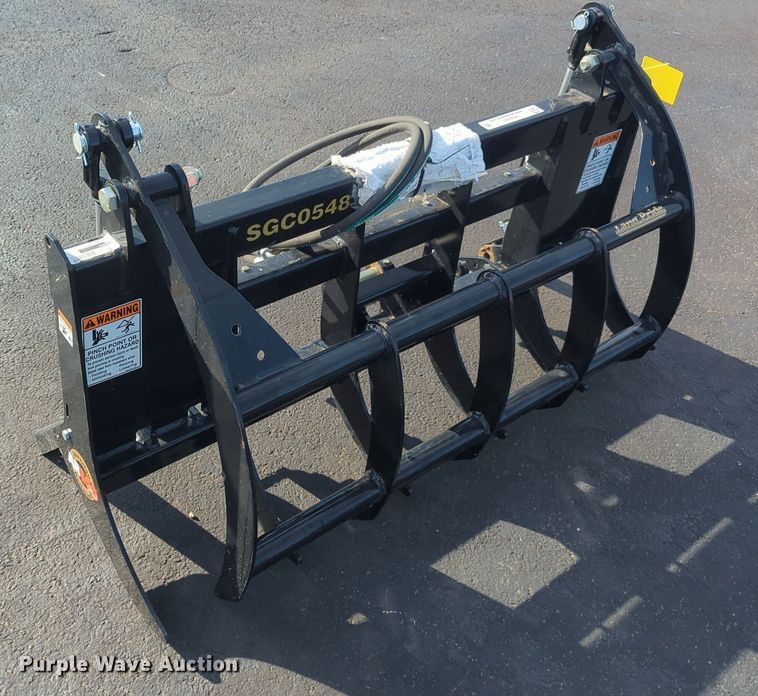 image for item EQ2444 2022 Land Pride LP SGC0548 skid steer grapple bucket