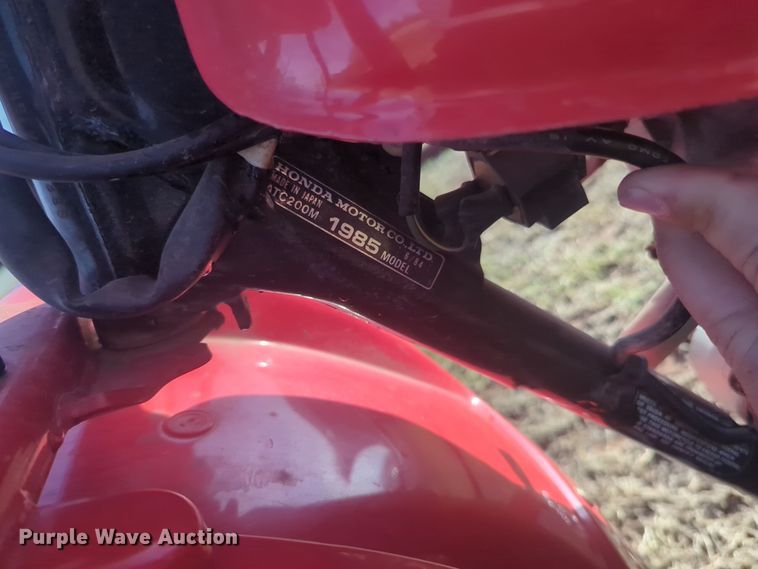 image for item EQ2445 1985 Honda  200M ATV