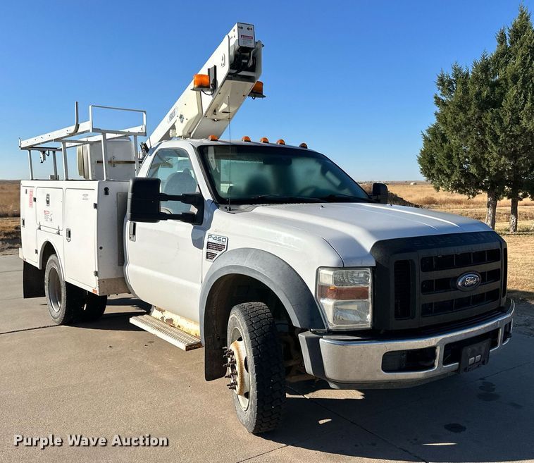image for item ER8147 2008 Ford F450 Super Duty bucket truck