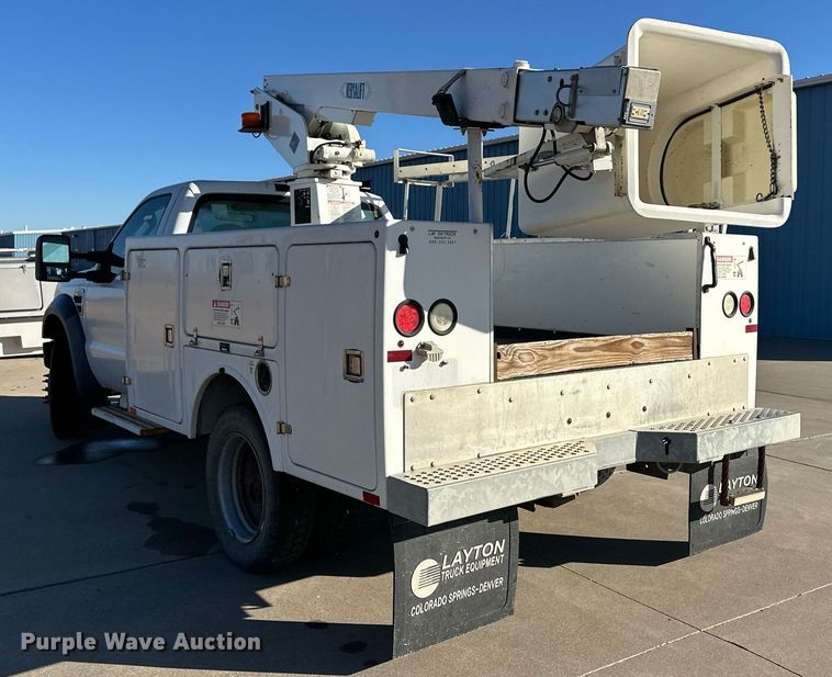 image for item ER8147 2008 Ford F450 Super Duty bucket truck