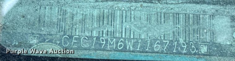 image for item JE9320 1998 Chevrolet Silverado C1500 Ext. Cab pickup truck