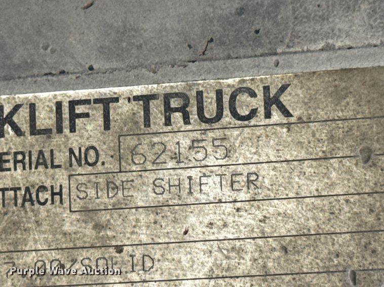 image for item JE9333 Toyota 7FGU35 forklift