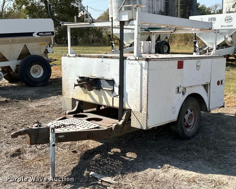 image for item JE9365 2006 Shop built utility bed trailer