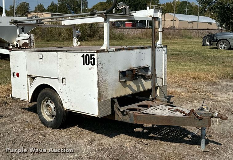 image for item JE9365 2006 Shop built utility bed trailer