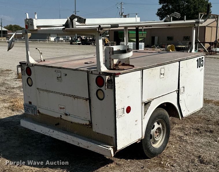 image for item JE9365 2006 Shop built utility bed trailer
