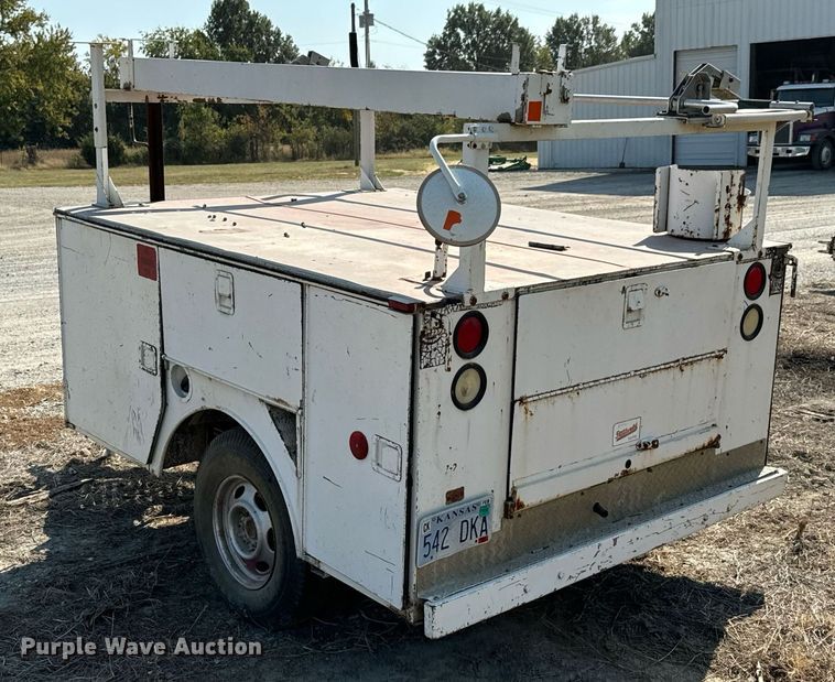 image for item JE9365 2006 Shop built utility bed trailer