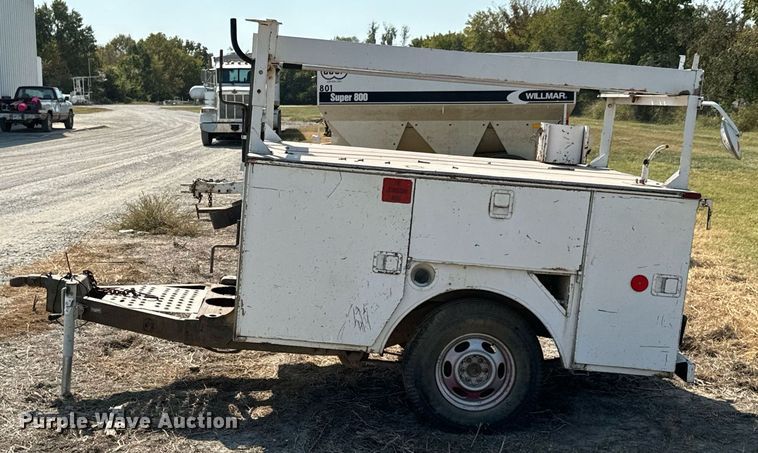 image for item JE9365 2006 Shop built utility bed trailer