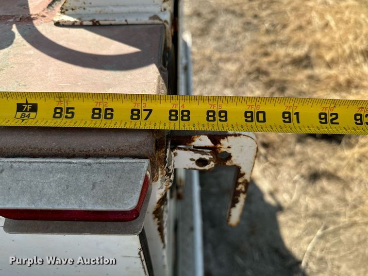 image for item JE9365 2006 Shop built utility bed trailer