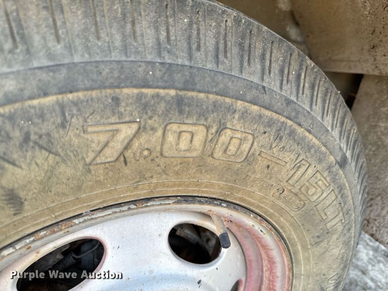 image for item JE9365 2006 Shop built utility bed trailer