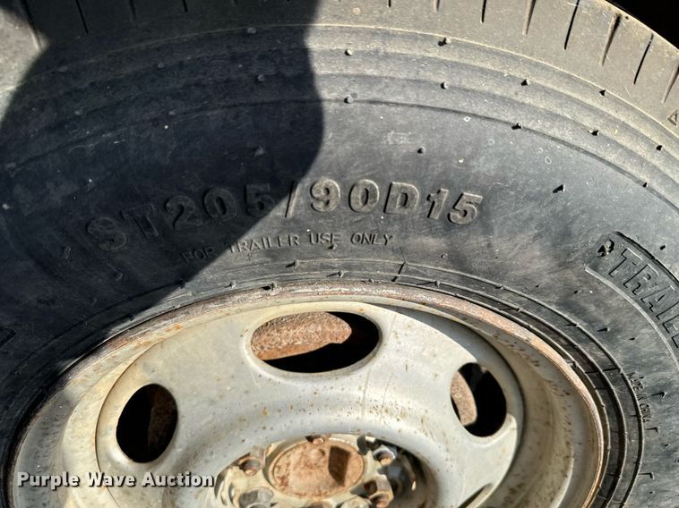 image for item JE9365 2006 Shop built utility bed trailer