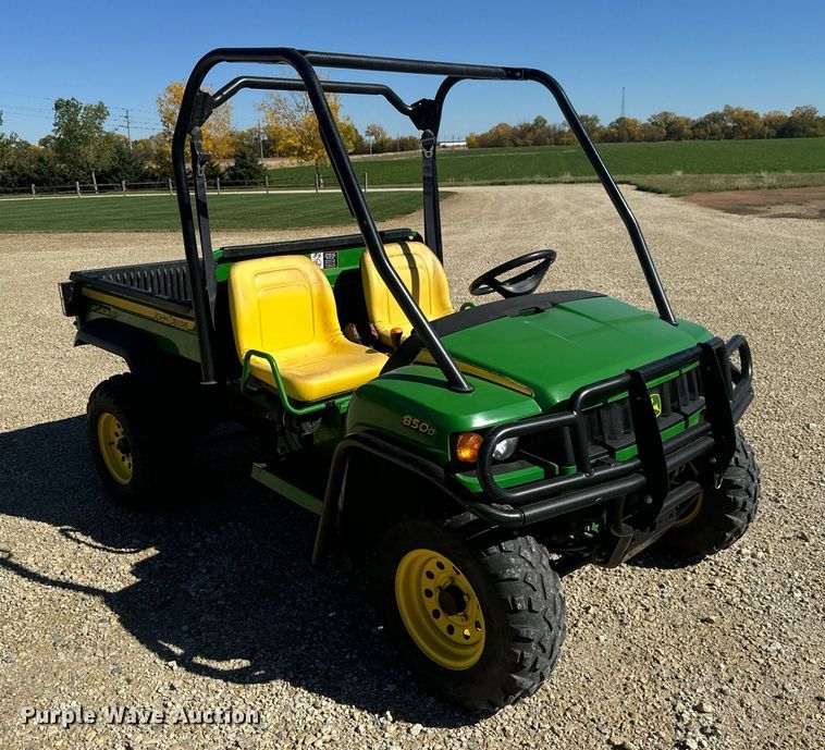 image for item MS9860 2008 John Deere Gator 850D utility vehicle