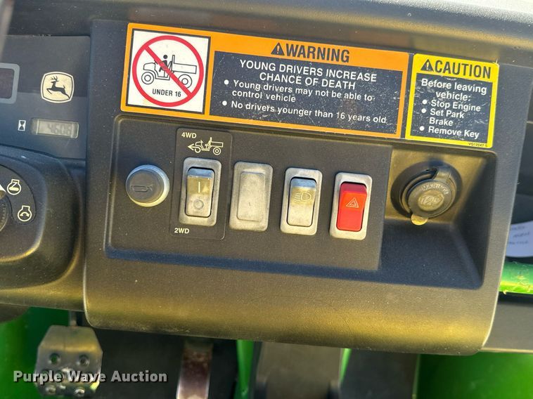 image for item MS9860 2008 John Deere Gator 850D utility vehicle