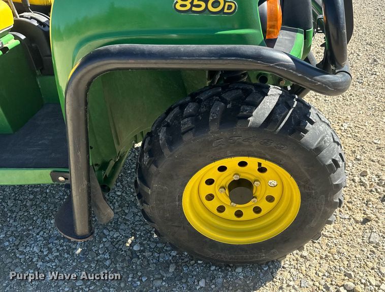 image for item MS9860 2008 John Deere Gator 850D utility vehicle