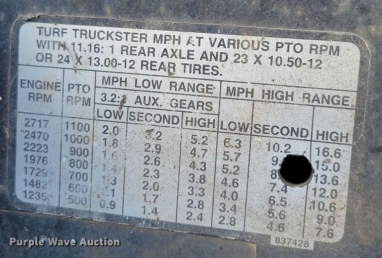 image for item OH9279 Cushman utility vehicle