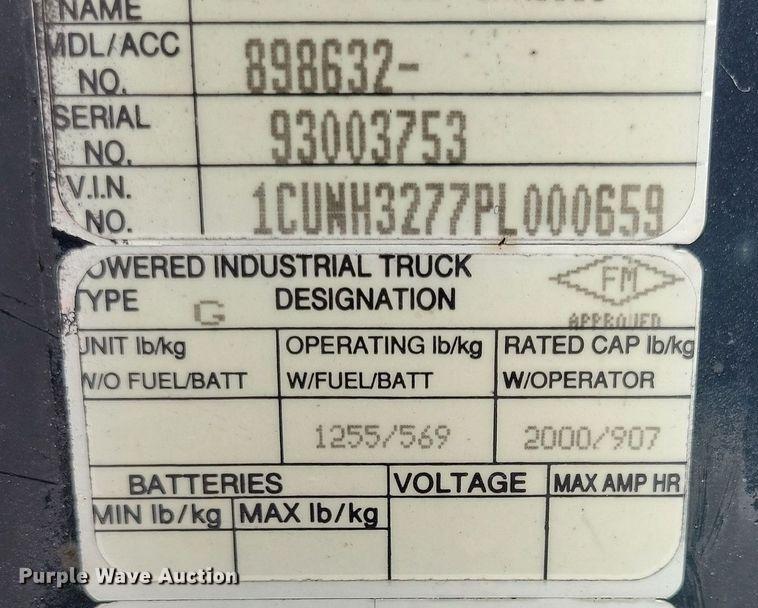 image for item OH9279 Cushman utility vehicle