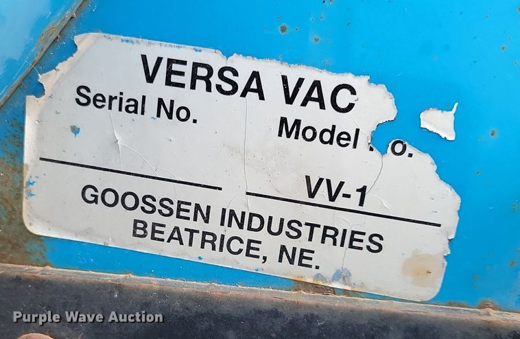 image for item OH9284 Goosen Versa-Vac turf sweeper