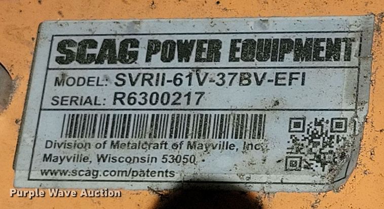 image for item OH9287 2021 Scag V-Ride II ZTR lawn mower