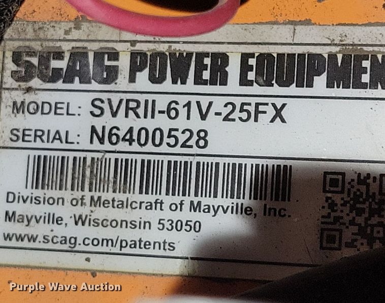 image for item OH9289 Scag V-Ride II ZTR lawn mower