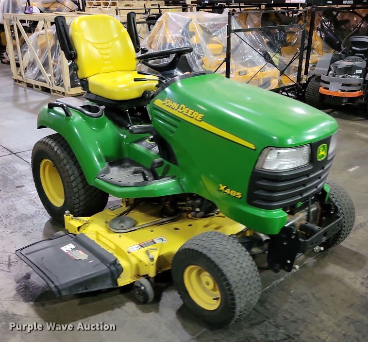 image for item OH9290 John Deere X485 lawn mower