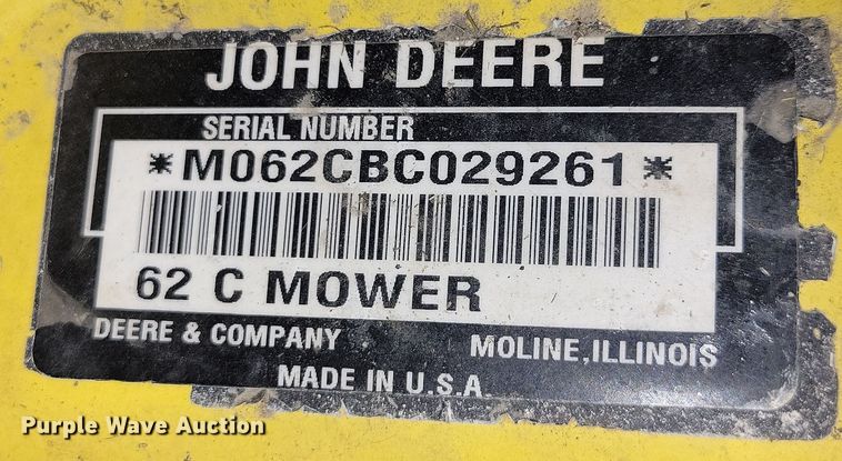 image for item OH9290 John Deere X485 lawn mower