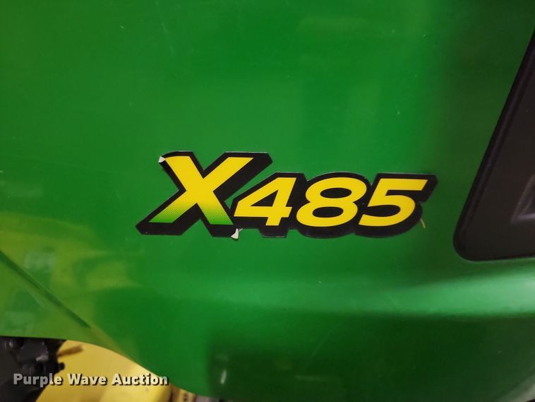 image for item OH9290 John Deere X485 lawn mower