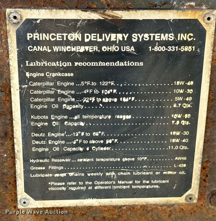 image for item OJ9466 PiggyBack Princeton forklift