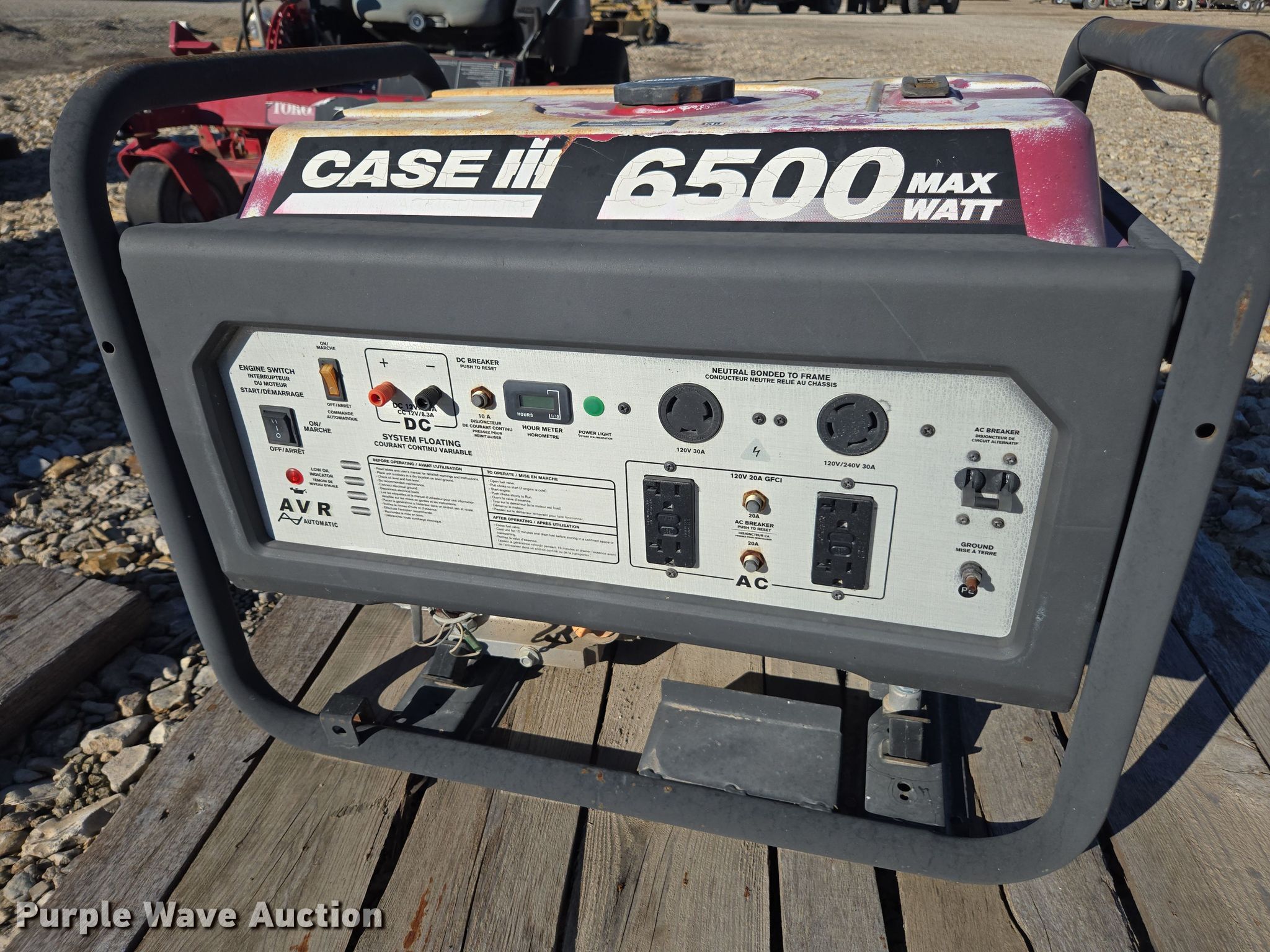Case IH 6500 generator in Wamego, KS Item EE7844 for sale Purple Wave