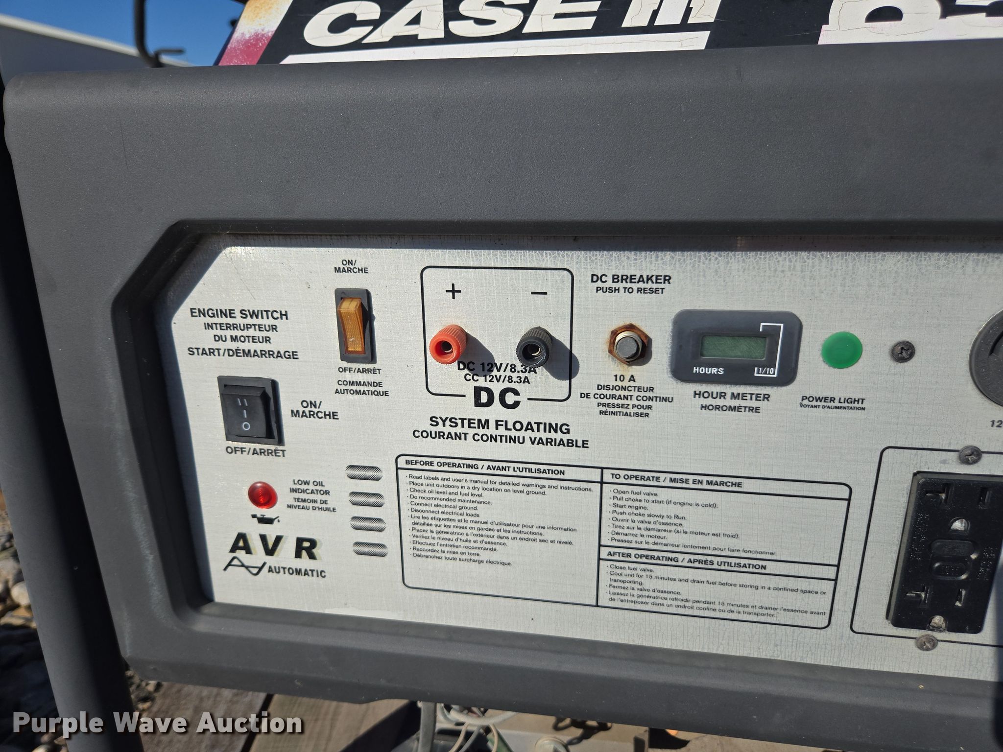 Case IH 6500 generator in Wamego, KS Item EE7844 for sale Purple Wave