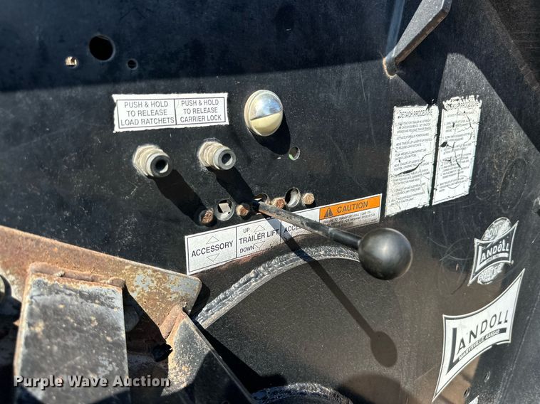 image for item DD3408 2012 Landoll lowboy equipment trailer