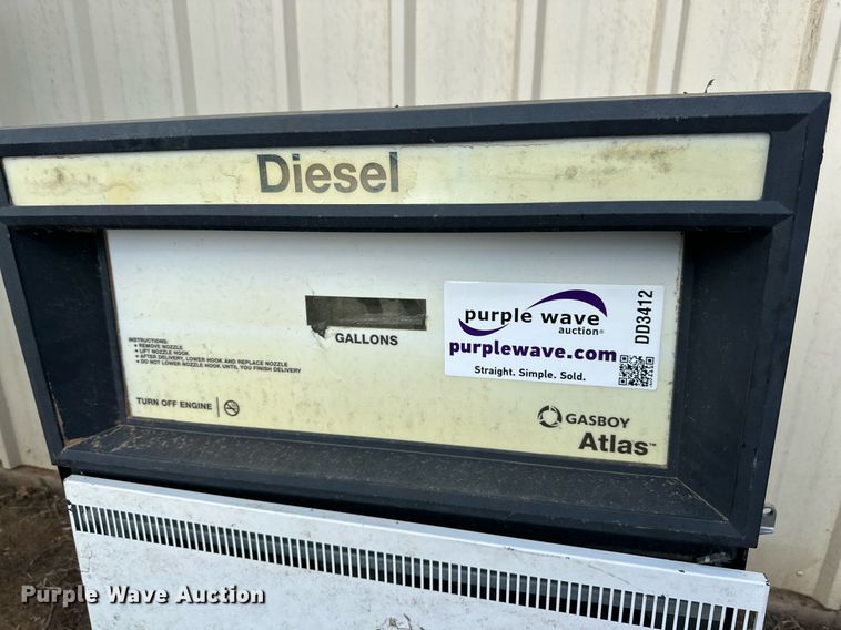 image for item DD3412 Atlas Gas Boy diesel pump