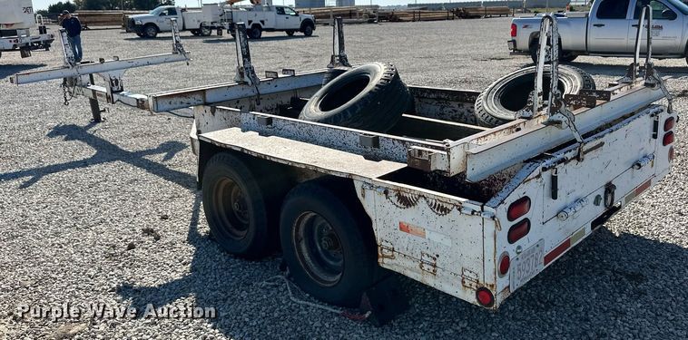 image for item DL0479 1992 Kiefer pole trailer