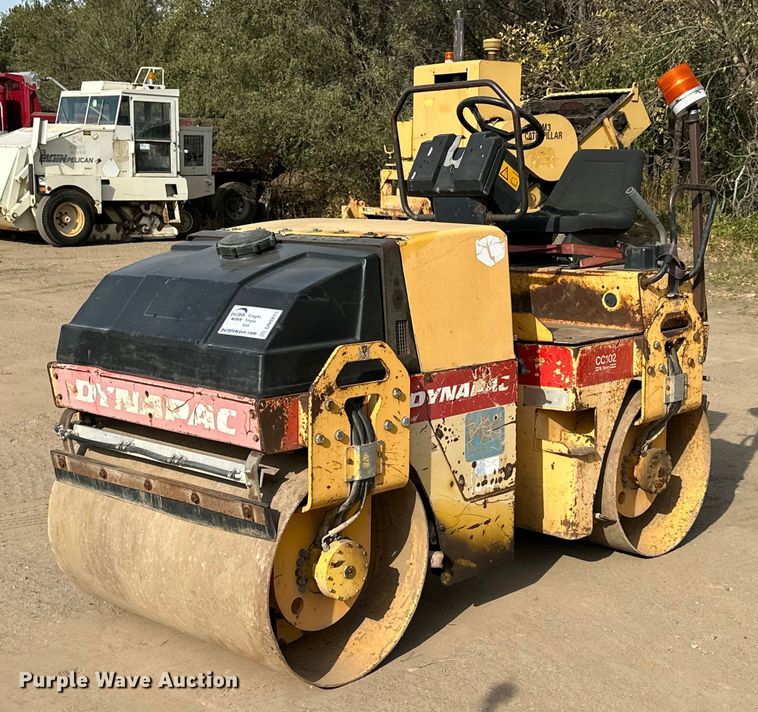 image for item DN0815 1996 Dynapac  CC102 double drum vibratory roller