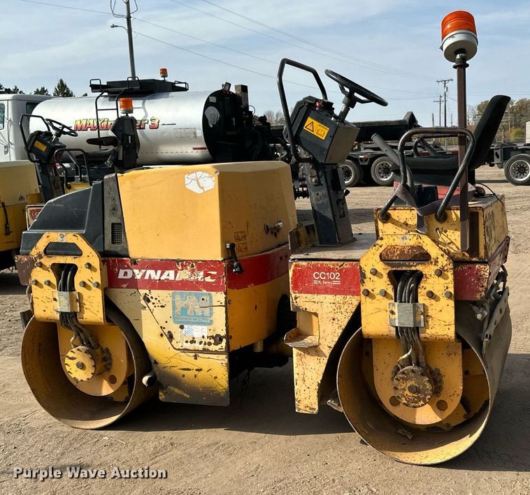 image for item DN0815 1996 Dynapac  CC102 double drum vibratory roller