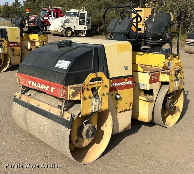image for item DN0816 2005 Dynapac  CC122 double drum vibratory roller