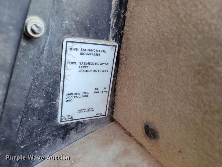 image for item DN3596 2011 Caterpillar 277C tracked skid steer loader