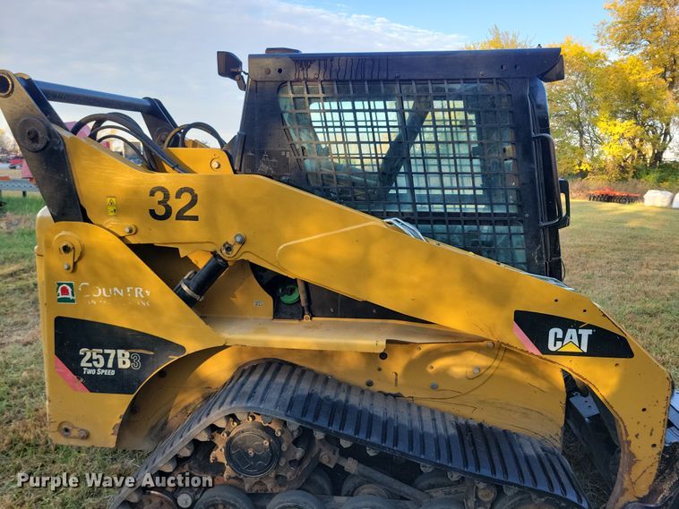 image for item DN3597 2011 Caterpillar 257B3 tracked skid steer loader