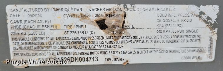 image for item DN3599 2013 Wacker Neuson E3000 ground heater