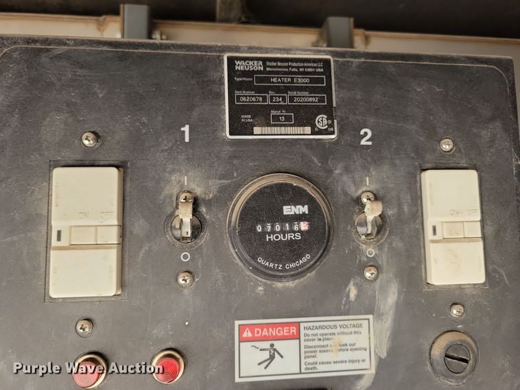 image for item DN3600 2013 Wacker Neuson  E3000 ground heater