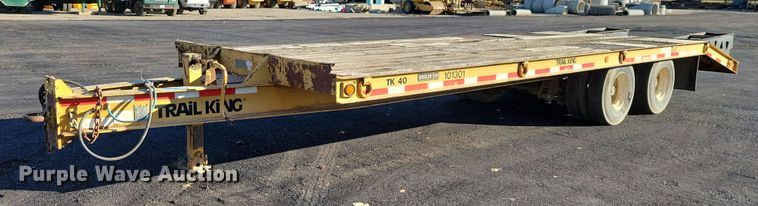 image for item DN3603 2001 Trail King TK40 equipment trailer